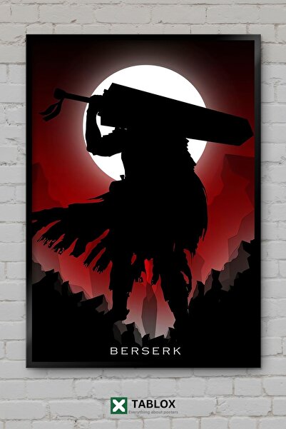 tablomaxtbx Berserk Anime Manga Guts Dark Fantastic Tablou decorativ MDF cu r...