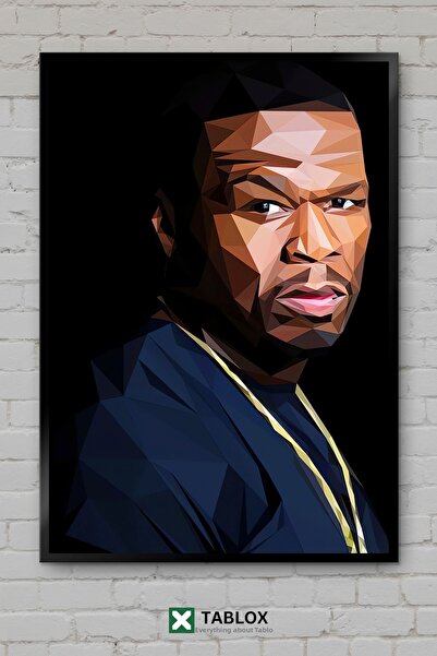 tablomaxtbx 50 Cent Ράπερ Ράπερ Χιπ Χοπ Μουσική Διακοσμητικός πίνακας ζωγραφι...