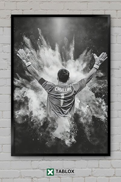 tablomaxtbx Ilustrație Iker Casillas Jucător de fotbal Tablou decorativ din M...