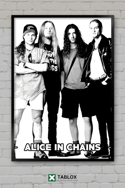 tablomaxtbx Alice In Chains Μουσικό συγκρότημα Grunge Rock, Μουσική ομάδας, L...