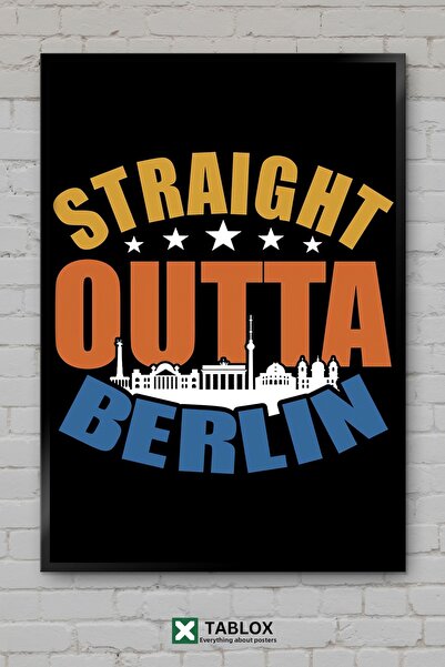 tablomaxtbx Berlin City Germania Germania City Gift Poster Artă Vedere la cad...