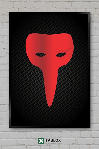 tablomaxtbx Claptone Dj Mask Masa decorativă din MDF cu aspect de cadru artis...