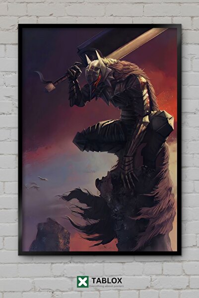 tablomaxtbx Berserk Anime Manga Guts Dark Fantastic Japanese Frame Look Decor...
