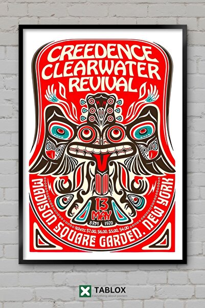 tablomaxtbx Poster de concert Ccr Creedence Clearwater Revival, tablou decora...