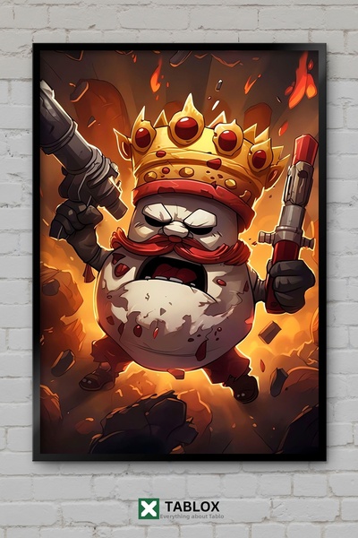 tablomaxtbx Brotato Video Game Action Roguelike Poster cu aspect de cadru Dec...