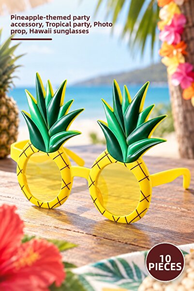 Yenilig 10Pcs Tropical Hawaiian Pineapple Shaped Party Glasses – Pineapple De...