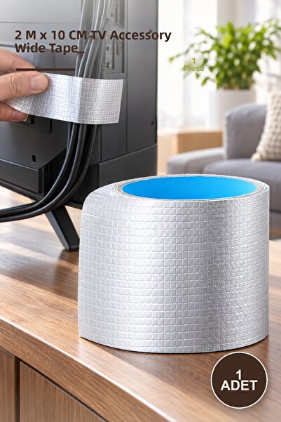 Yenilig 1 Piece of Mud Tape – 2 m X 10 cm Television Accessory Wide Band Tv Tape