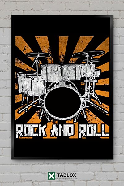 tablomaxtbx Drummer Musician Drummer Musician Drum Poster Frame Look Decorati...