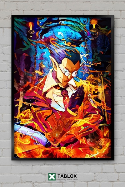 tablomaxtbx Δημιουργός Creative Blazing Flaming Fire Φανταστική Τέχνη Αφίσας ...