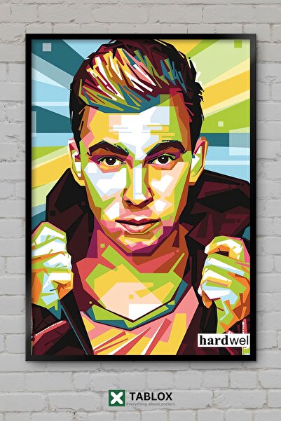 tablomaxtbx Dj Hardwell Μουσική Ποπ Αρτ Ηλεκτρονική Αφίσα με Πλαίσιο Διακοσμη...
