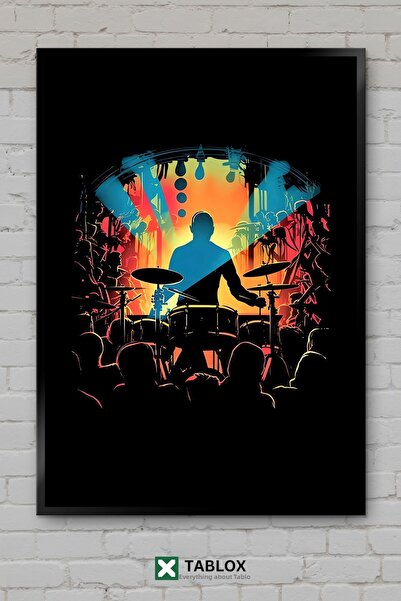 tablomaxtbx Drummer Drummer Drums Drum Player Player Music Framed Decorative ...