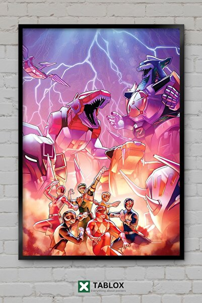 tablomaxtbx Dino Dinosaur Force Power Fantastic Art Αφίσα με κορνίζα Διακοσμη...