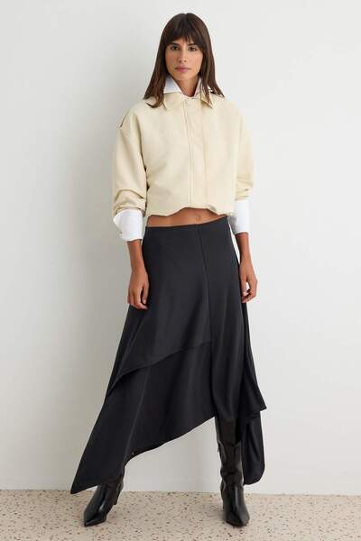 Trendyol Collection Black Skirt Twoaw27Et00144
