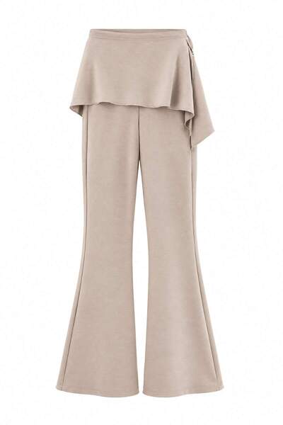 Trendyol Collection Stone Binding Soft Soft-Touch Shawl Detailed Flare/Spanis...