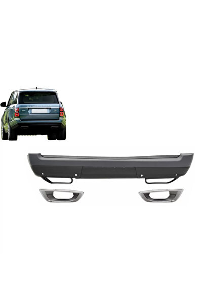 tuningset Bara Spate cu Ornamente de Evacuare compatibil cu Range Rover Vogue...