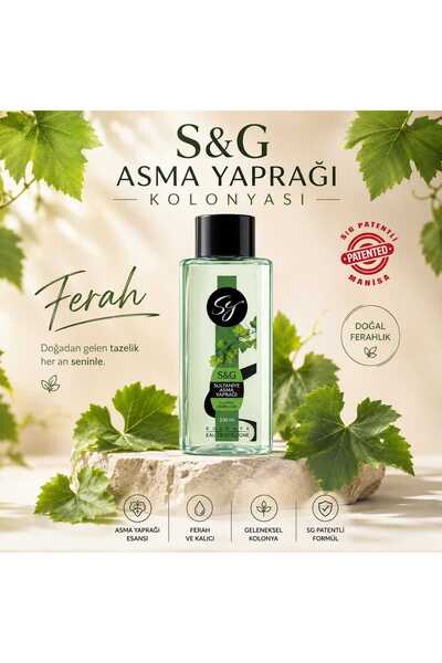 Sultaniye Asma Yaprağı Kolonyası 200 ml Pet Şişe
