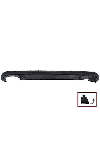 tuningset Difuzor de aer pentru bara spate compatibil cu VW Jetta Mk6 VI 2011...