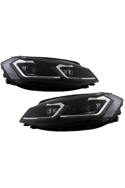 tuningset Faruri LED compatibile cu VW Golf 7.5 VII Facelift 2017+ cu sistem ...