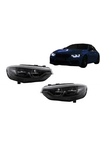 tuningset Faruri LED compatibile cu BMW Seria 4 F32 F33 F36 2013-2019 Convers...