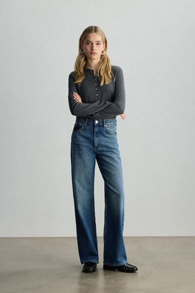 BE BLUE MAVİ STRAIGHT FIT DENİM PANTOLON