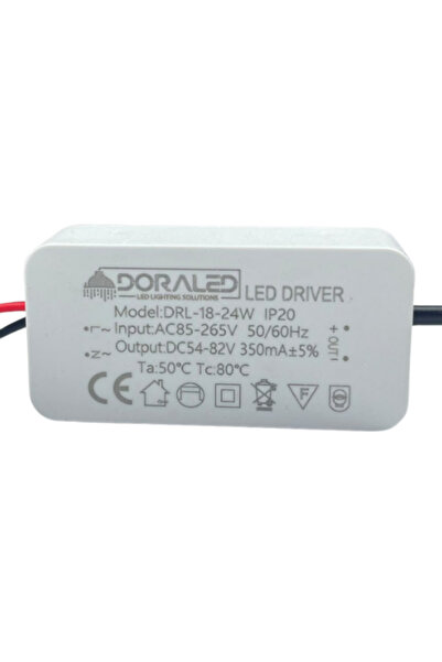 DORA LED 18-25X1W 320-350Ma 57-83V Power Led Driver IP20 Power Led Sürücü