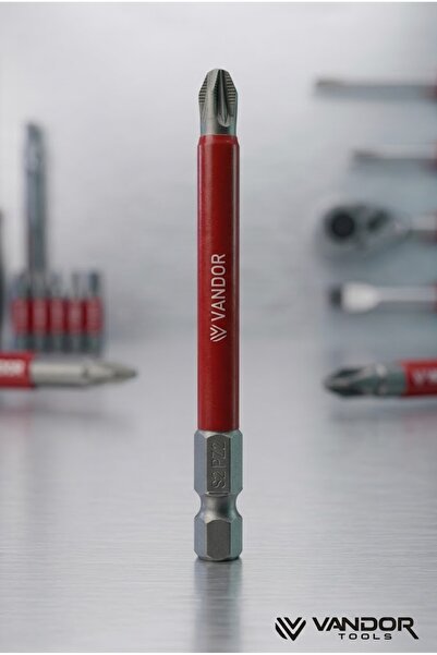 Vandor Anti Slip Bit Kaydırmaz Bits S2 Yüksek Kalite Çelik KPZ2 100 - 7299278...
