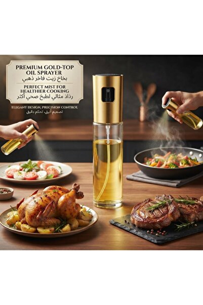 Primo Plus Transparent Oil Spray Bottle Multicolour 100ml
