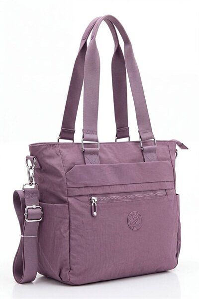 Sanmorris Women's Multi-Pocket Useful Waterproof Parachute Fabric Crossbody H...