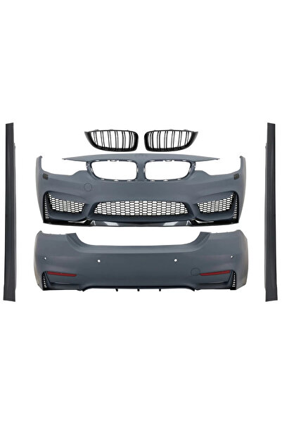 tuningset Kit Exterior cu Grile Centrale compatibil cu BMW Seria 4 F36 Gran C...