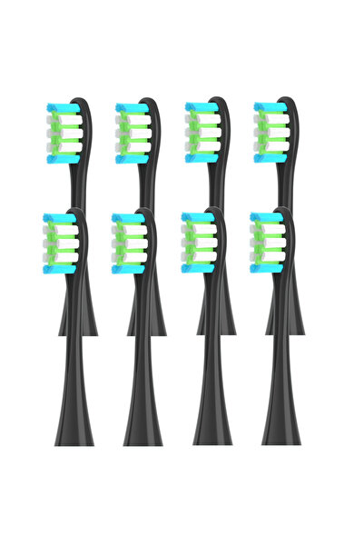 Choice6 8pcs Black 4/8PCS Replacement Brush Heads for Oclean X/ X PRO/ Z1/ F1...