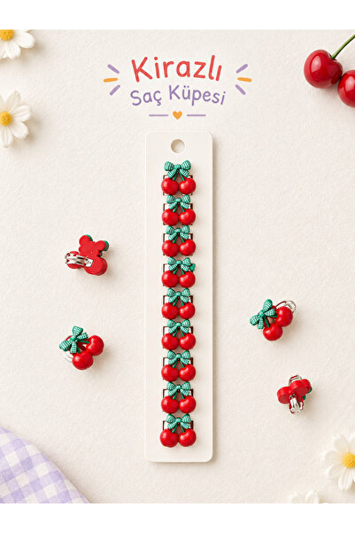 the Littles Kids Meyveli Saç Halkası - Saç Küpesi Çocuklar ve Yetişkinler İçi...