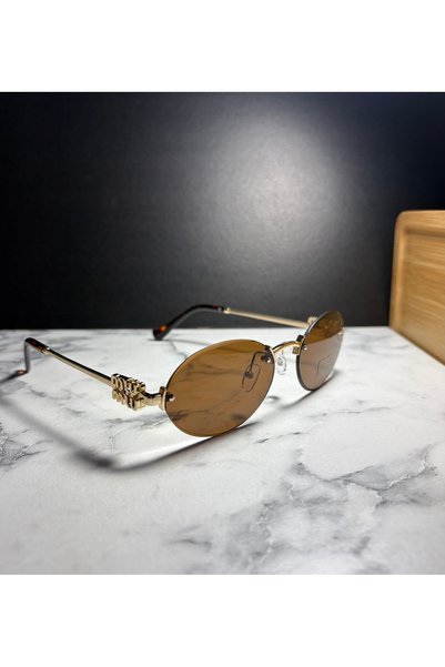 Byc polo Cbp085 Miya Brown Frameless Elegant Stylish Women's Sunglasses..