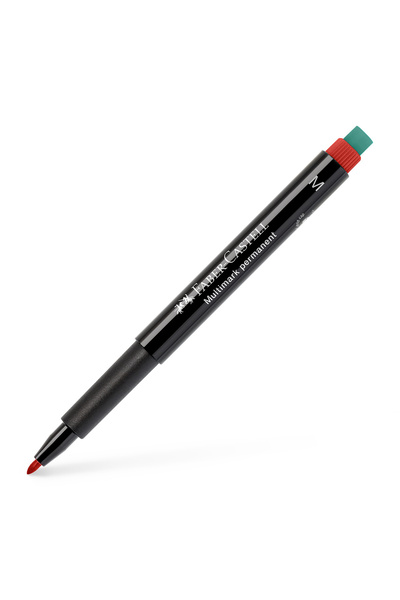 Faber Castell Marker permanent roșu M Multimark Faber-Castell