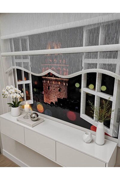 İREMKARAHOME Çift Mekanizmalı Tül Ve Stor Perde - Model 2