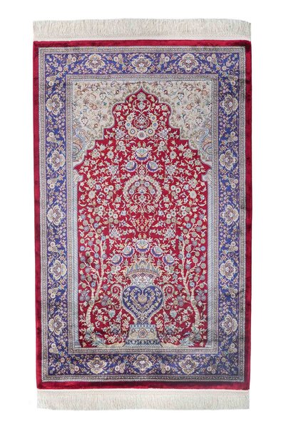 Naar Halı Kumkapı Series S818A Luxury Modal Silk Woven Prayer Rug