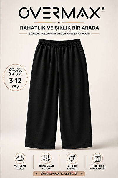 OVERMAX Çocuk Unisex Eşofman Altı 3-12 Yaş – Rahat Kalıp, Yumuşak ve Nefes Al...