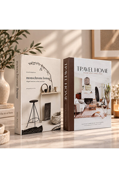Genel Markalar Dekoratif İkili Kitap Kutu