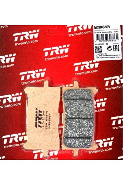 TRW HONDA CRF1000 L AFRICA TWIN CBR650R X ADV 7500 SİNTERLİ ÖN FREN BALATASI ...