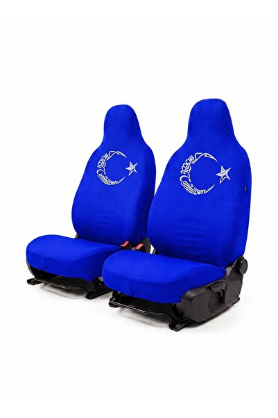 Antwax Renault Clio Ay Yıldız Penye Oto Koltuk Kılıfı Ön Arka Takım Mavi