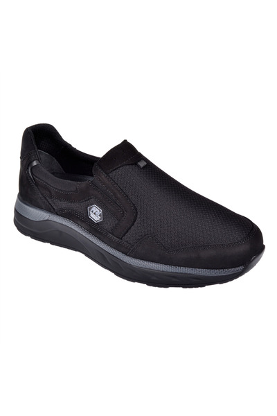 Forelli Comfort Üzeri File Erkek Spor Ayakkabı FOR-46005 SİYAH