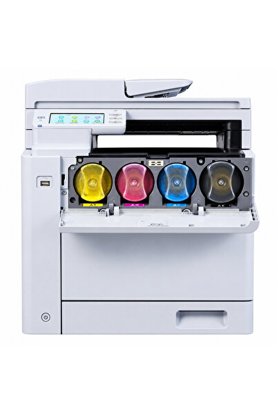 Okii OKI MC554dn A4 Renkli Lazer Tarayıcı Fotokopi Faks Duplex Network 32ppm Çok Fonksiyonlu Yazıcı