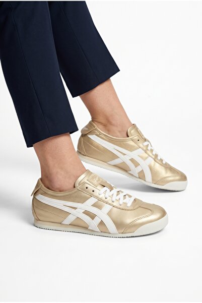 eTayger Oxford Unısex Günlük Kadın Sneaker Spor Ayakkabı E-2004 Gold White