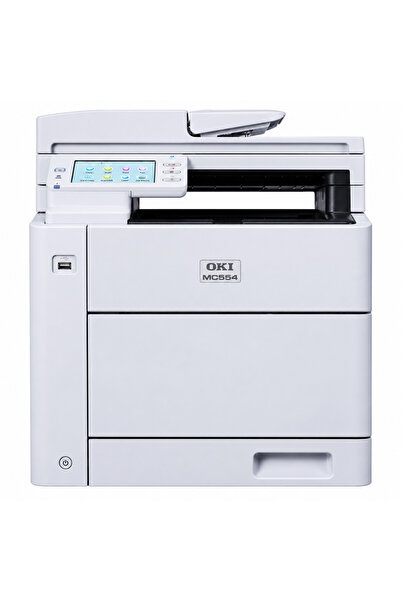 Okii OKI MC554dn A4 Renkli Lazer Tarayıcı Fotokopi Faks Duplex Network 32ppm Çok Fonksiyonlu Yazıcı