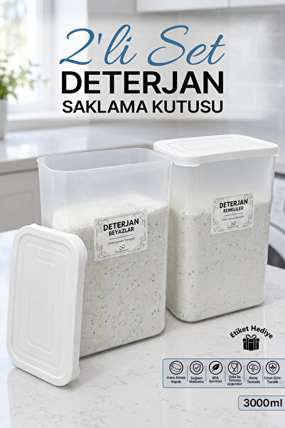 Karçiçeği Home 2'li Ölçek Hediyeli Etiketli Deterjan Renkliler Beyazlar Kavan...