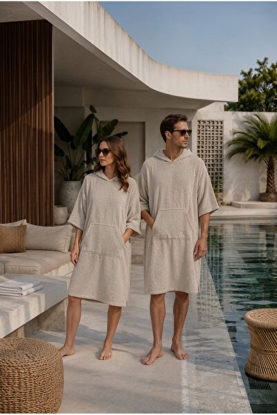 Packho Havlu Panço - Unisex Kapüşonlu Plaj Pançosu - Yetişkin Surf Panço - Ha...