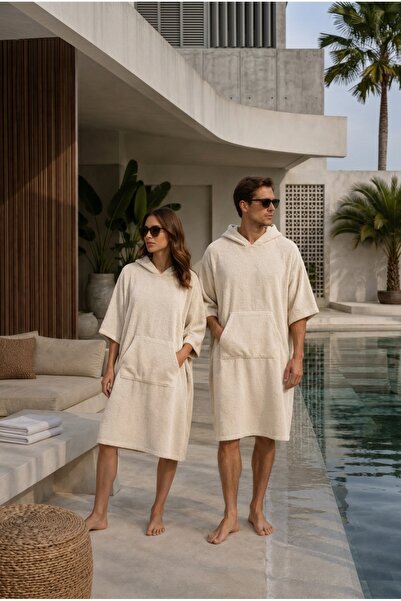 Packho Havlu Panço - Unisex Kapüşonlu Plaj Pançosu - Yetişkin Surf Panço - Ha...