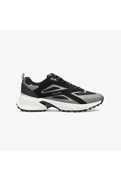 Calvin Klein Hike Runner Stripe Mix Erkek Siyah Sneaker