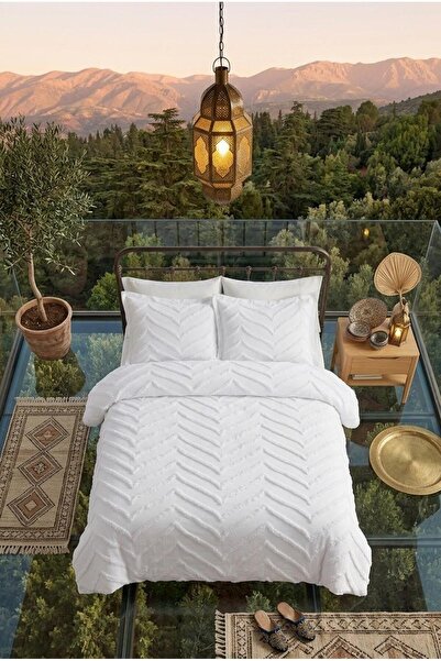 LOTUSEIN Milano Ecru Διπλό Κάλυμμα Κρεβατιού 240 X 240 εκ. και 2 Μαξιλάρια