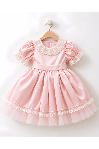 Pugi Baby Prenses Elbise 4 Lü Set Kız Bebek Pamuklu Astarlı Babyshower-Doğum ...
