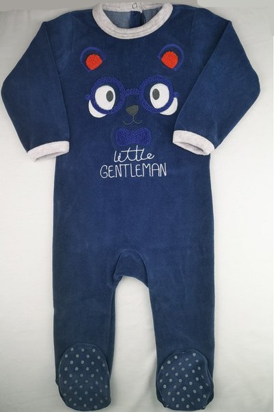 Sevnur Baby Baby Boy Velvet Sleeping Bag with Glasses